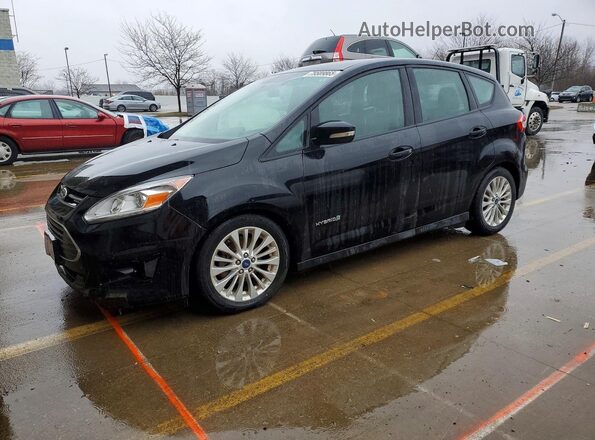 1FADP5AU5JL103626 2018 FORD C-MAX Черный Передняя левая четверть