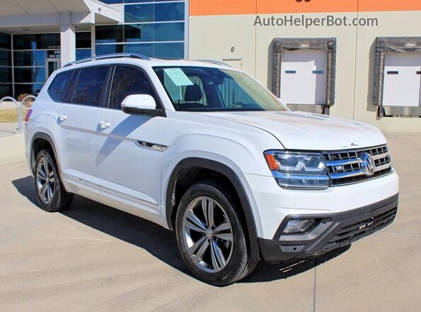 1V2XR2CAXKC604336 2019 VOLKSWAGEN ATLAS Белый Задняя левая четверть