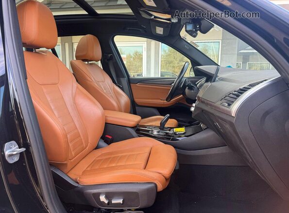 5UXTY5C09M9H28918 2021 BMW X3 Черный Вид сзади