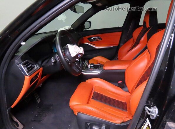 WBS33AY01MFK86175 2021 BMW M3 Черный Вид задних сидений