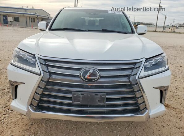 JTJHY7AX2K4285258 2019 LEXUS LX White Вид ззаду