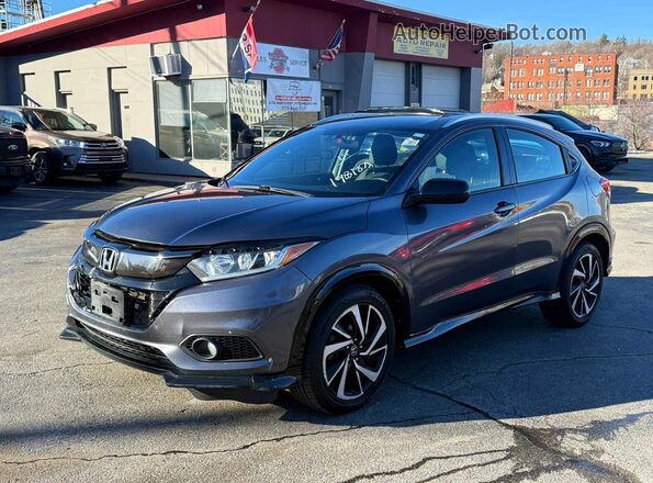 3CZRU6H16KM734891 2019 HONDA HR-V Черный Передняя левая четверть
