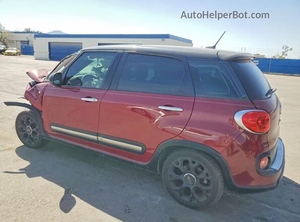 ZFBCFADH4GZ037434 2016 FIAT 500L Бордовый Задняя правая четверть