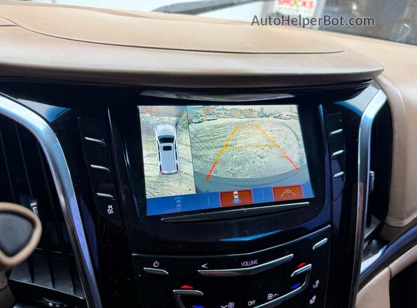 1GYS4KKJ7JR156350 2018 CADILLAC ESCALADE Черный Вид щитка приборов