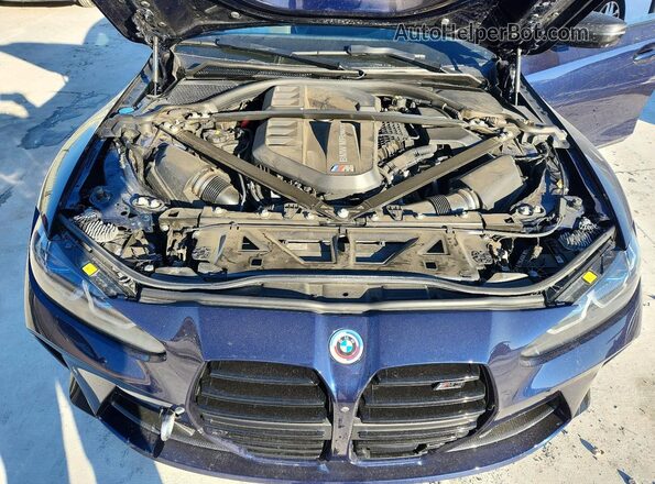 WBS43AY04PFN35500 2023 BMW M3 Blue Widok wnętrza z tyłu