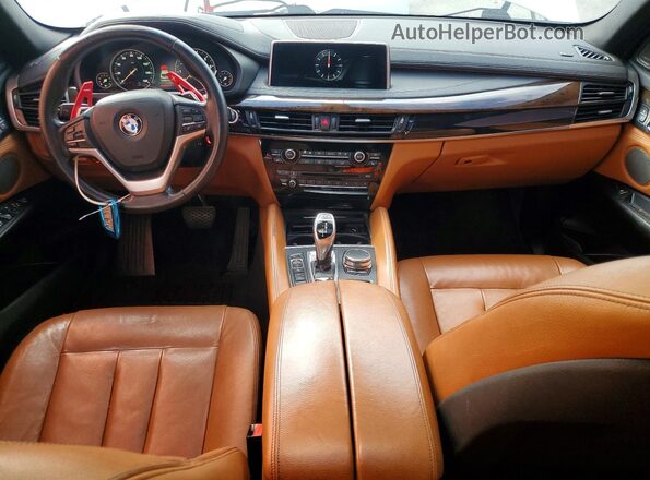 5UXKU2C37H0U29418 2017 BMW X6 Белый Вид щитка приборов