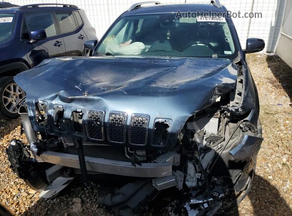 1C4PJMDXXMD118548 2021 JEEP CHEROKEE Бирюзовый Вид сзади