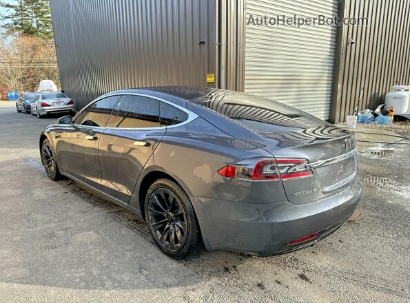 5YJSA1E25JF243568 2018 TESLA MODEL Серый Передняя правая четверть