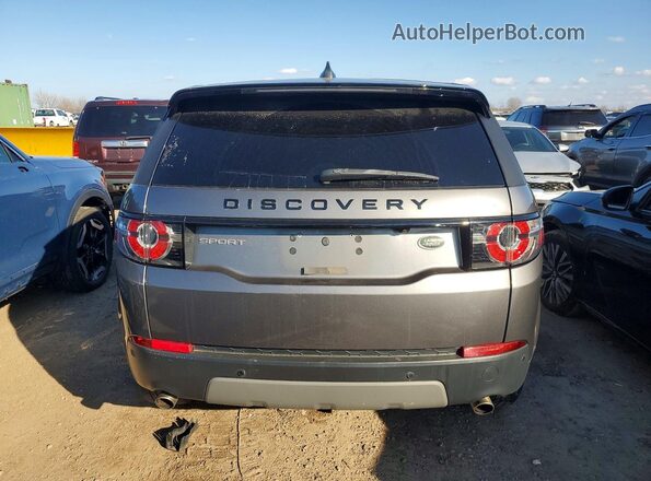 SALCP2RXXJH740767 2018 LAND ROVER DISCOVERY Gray Widok wnętrza z przodu