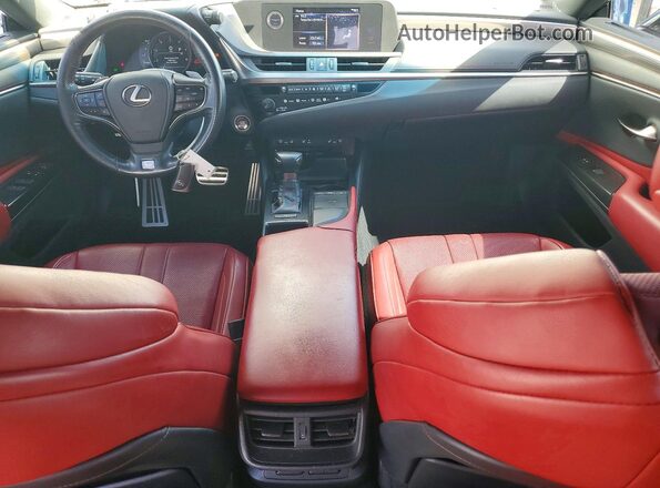 58ABZ1B10KU026821 2019 LEXUS ES Белый Вид щитка приборов