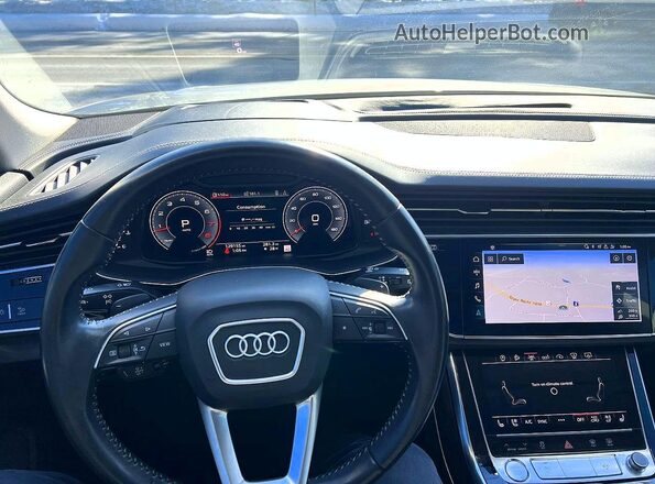 WA1FVAF19KD015748 2019 AUDI Q8 Silver Вид панелі приладів