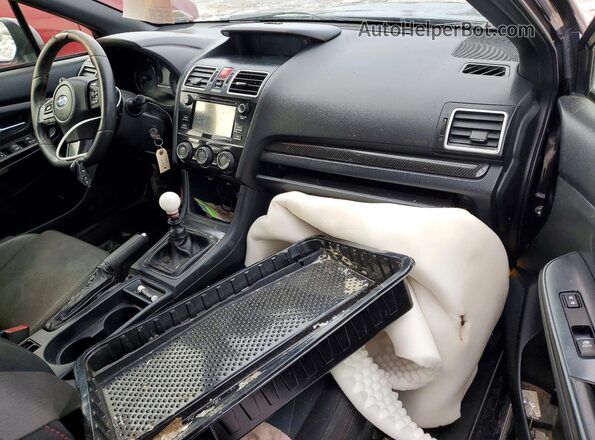 JF1VA1A62J9807795 2018 SUBARU WRX Черный Вид щитка приборов