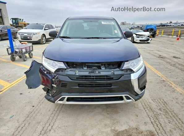 JA4AD2A34KZ003716 2019 MITSUBISHI OUTLANDER Синий Вид сзади