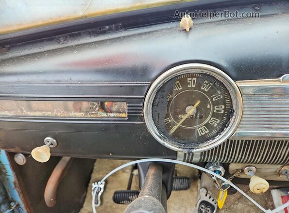 ID008441 1946 CHEVROLET STYLE Blue Instrument cluster view