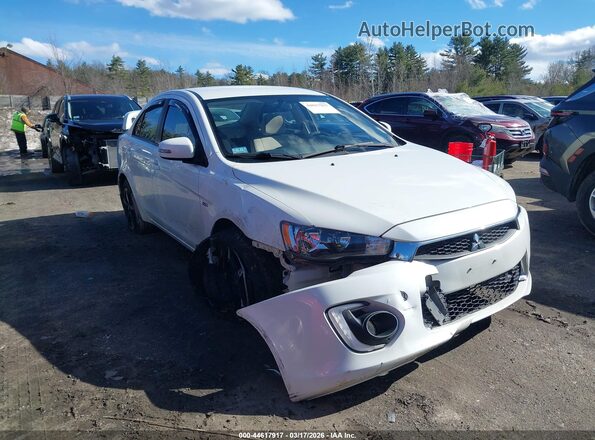 JA32U2FU4HU012433 2017 MITSUBISHI LANCER Белый Передняя правая четверть