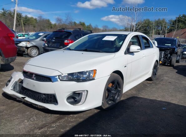 JA32U2FU4HU012433 2017 MITSUBISHI LANCER Белый Передняя левая четверть