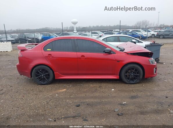 JA32U2FU6HU015544 2017 MITSUBISHI LANCER Красный Панорамный вид салона 360°