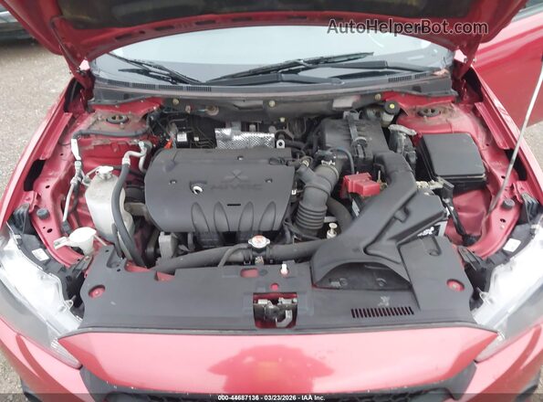 JA32U2FU8GU007735 2016 MITSUBISHI LANCER Красный Вид сзади