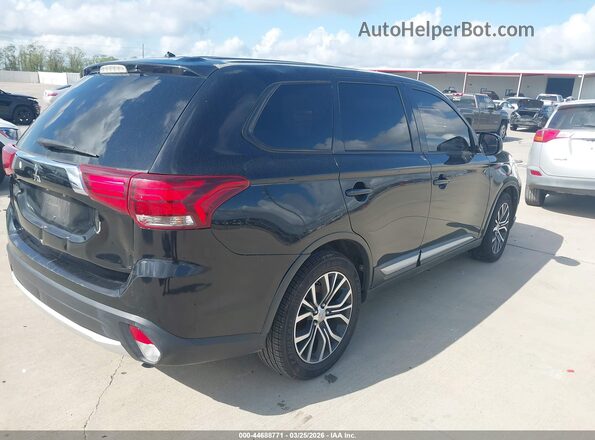 JA4AD2A3XGZ016719 2016 MITSUBISHI OUTLANDER Черный Задняя правая четверть