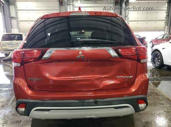 JA4AD2A3XKZ017541 2019 MITSUBISHI OUTLANDER Красный Вид сзади