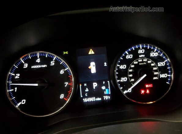 JA4AD2A3XKZ017541 2019 MITSUBISHI OUTLANDER Красный Вид щитка приборов