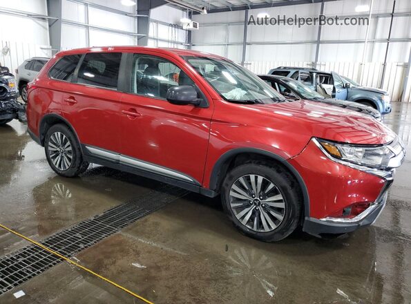 JA4AD2A3XKZ017541 2019 MITSUBISHI OUTLANDER Красный Передняя правая четверть
