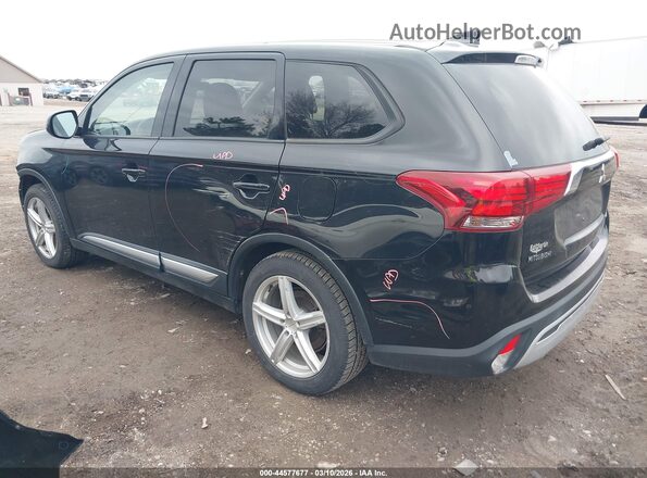 JA4AD3A34KZ041758 2019 MITSUBISHI OUTLANDER Черный Задняя левая четверть