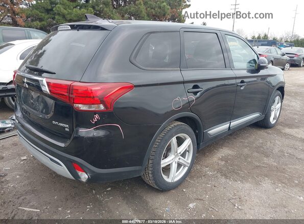 JA4AD3A34KZ041758 2019 MITSUBISHI OUTLANDER Черный Задняя правая четверть