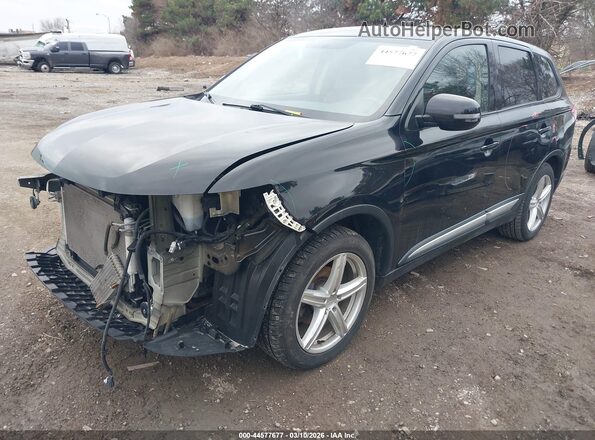 JA4AD3A34KZ041758 2019 MITSUBISHI OUTLANDER Черный Передняя левая четверть
