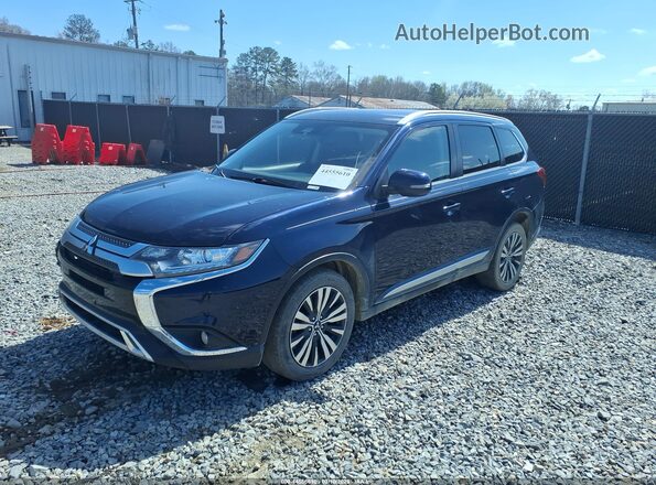 JA4AD3A37LZ037253 2020 MITSUBISHI OUTLANDER Синий Передняя левая четверть