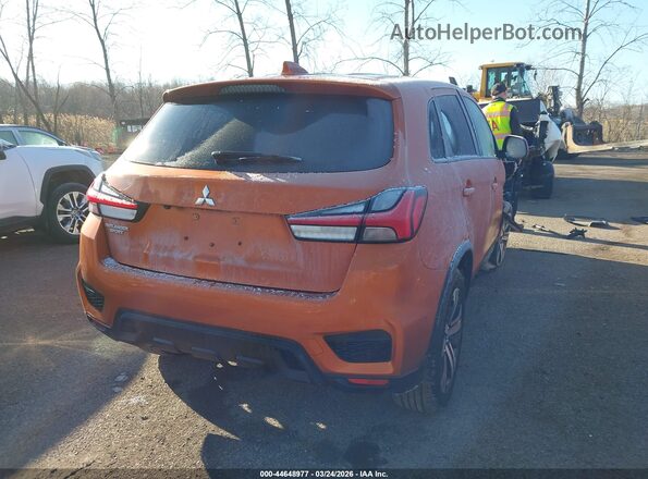 JA4AP3AU0LU012806 2020 MITSUBISHI OUTLANDER SPORT Оранжевый Задняя правая четверть