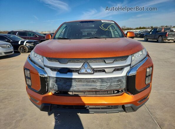 JA4AP3AU0LU031260 2020 MITSUBISHI OUTLANDER Оранжевый Вид сзади