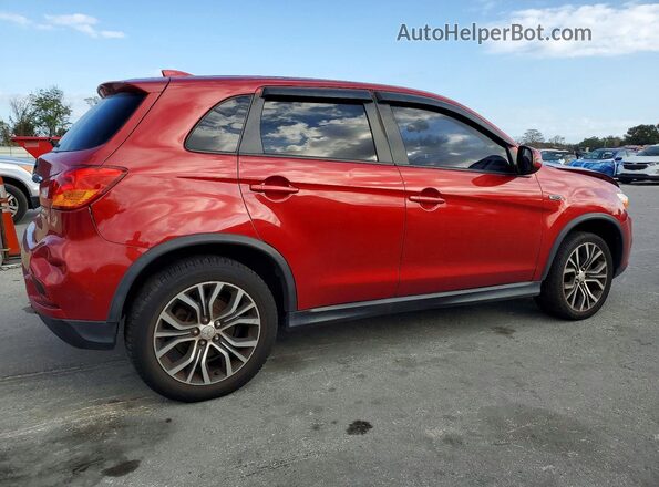 JA4AP3AU2KU033753 2019 MITSUBISHI OUTLANDER Красный Задняя правая четверть