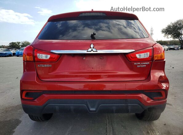 JA4AP3AU2KU033753 2019 MITSUBISHI OUTLANDER Красный Вид сзади