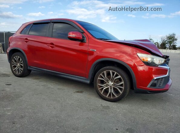 JA4AP3AU2KU033753 2019 MITSUBISHI OUTLANDER Красный Передняя правая четверть