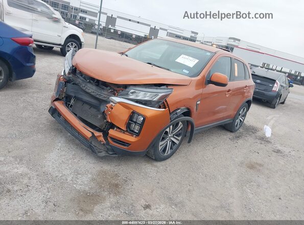 JA4AP3AU4LU005745 2020 MITSUBISHI OUTLANDER SPORT Оранжевый Передняя левая четверть