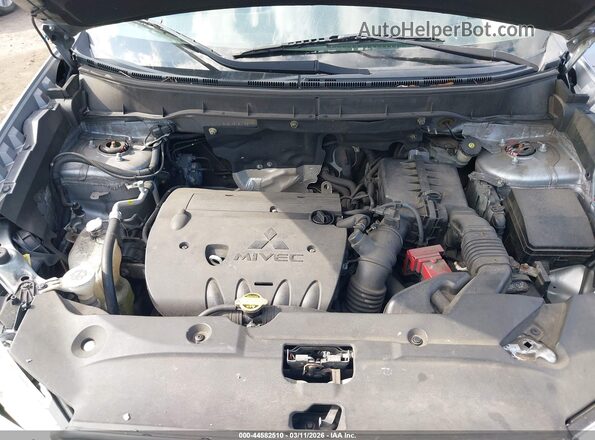 JA4AP3AU7HZ030035 2017 MITSUBISHI OUTLANDER SPORT Серебряный Вид сзади