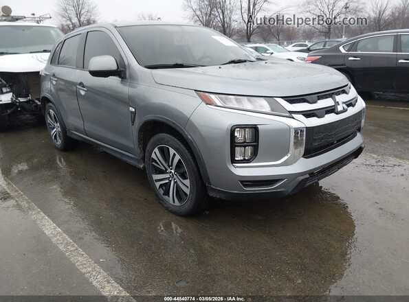 JA4AP3AU7LU000491 2020 MITSUBISHI OUTLANDER SPORT Gray Przód prawy