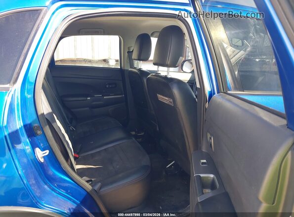 JA4AP3AW3JU021708 2018 MITSUBISHI OUTLANDER SPORT Blue Vista de la etiqueta del VIN