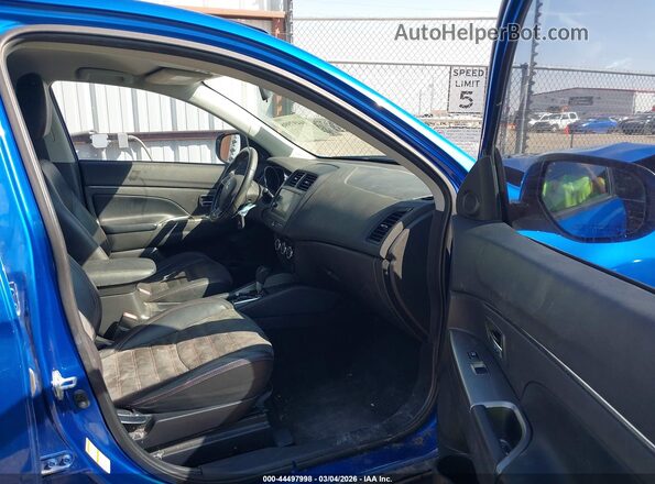 JA4AP3AW3JU021708 2018 MITSUBISHI OUTLANDER SPORT Blue Vista interior delantera