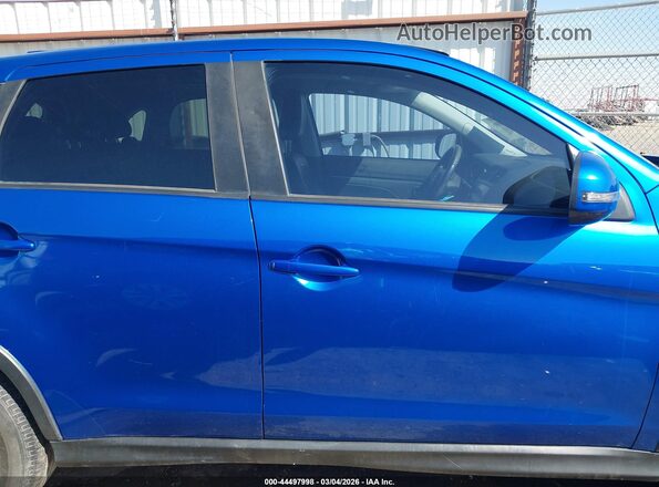 JA4AP3AW3JU021708 2018 MITSUBISHI OUTLANDER SPORT Blue Vista interior trasera