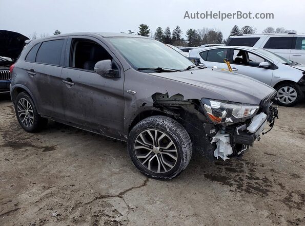 JA4AP3AW6JZ028008 2018 MITSUBISHI OUTLANDER Коричневый Передняя правая четверть