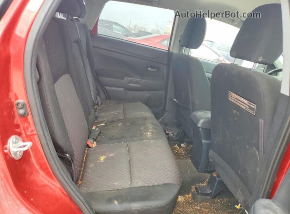 JA4AP3AW8HZ020096 2017 MITSUBISHI OUTLANDER Red Rear interior view