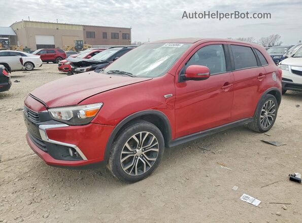 JA4AP3AW8HZ020096 2017 MITSUBISHI OUTLANDER Red Front left