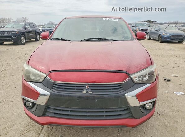 JA4AP3AW8HZ020096 2017 MITSUBISHI OUTLANDER Red Front view