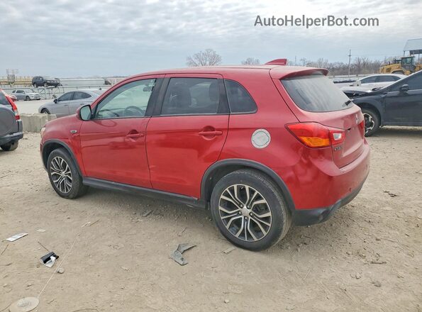 JA4AP3AW8HZ020096 2017 MITSUBISHI OUTLANDER Red Rear left