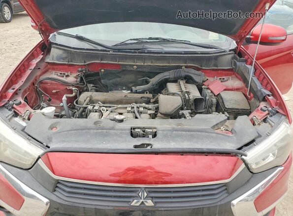 JA4AP3AW8HZ020096 2017 MITSUBISHI OUTLANDER Red Engine compartment view