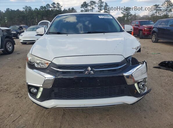 JA4AP4AU0KU029075 2019 MITSUBISHI OUTLANDER White Widok z przodu