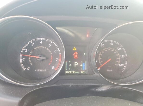 JA4AP4AU0KU029075 2019 MITSUBISHI OUTLANDER White Widok zestawu wskaźników
