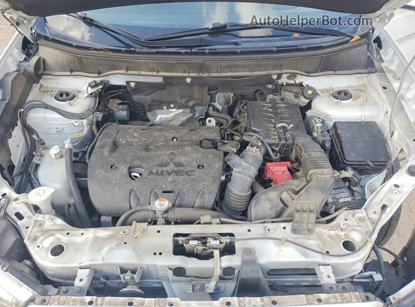 JA4AP4AU0KU029075 2019 MITSUBISHI OUTLANDER White Widok komory silnika